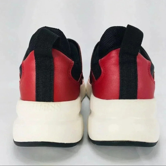 GUESS Tane Dark Red Men’s Sneakers Size 10.5 - Picture 8 of 16